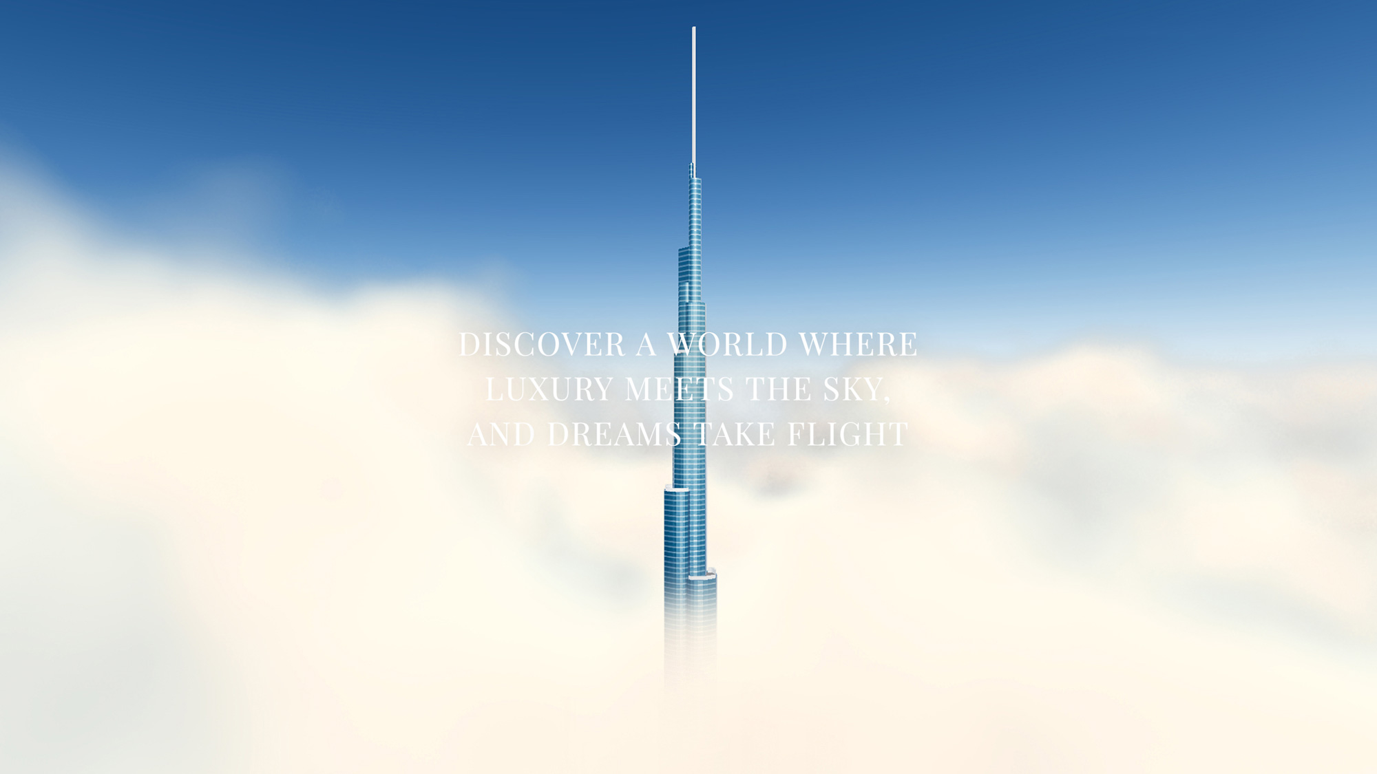 Burj Khalifa Immersive 3D Web Design Concept